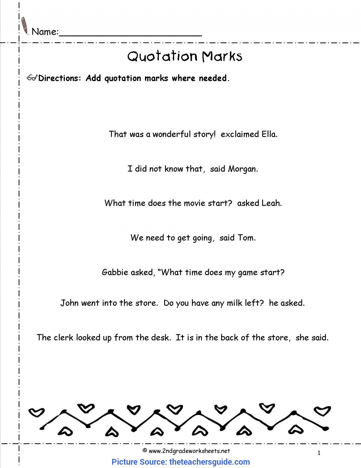 Dialogue - Quotation Marks - Mrs. Warner&amp;#039;s 4Th Grade C - Ota