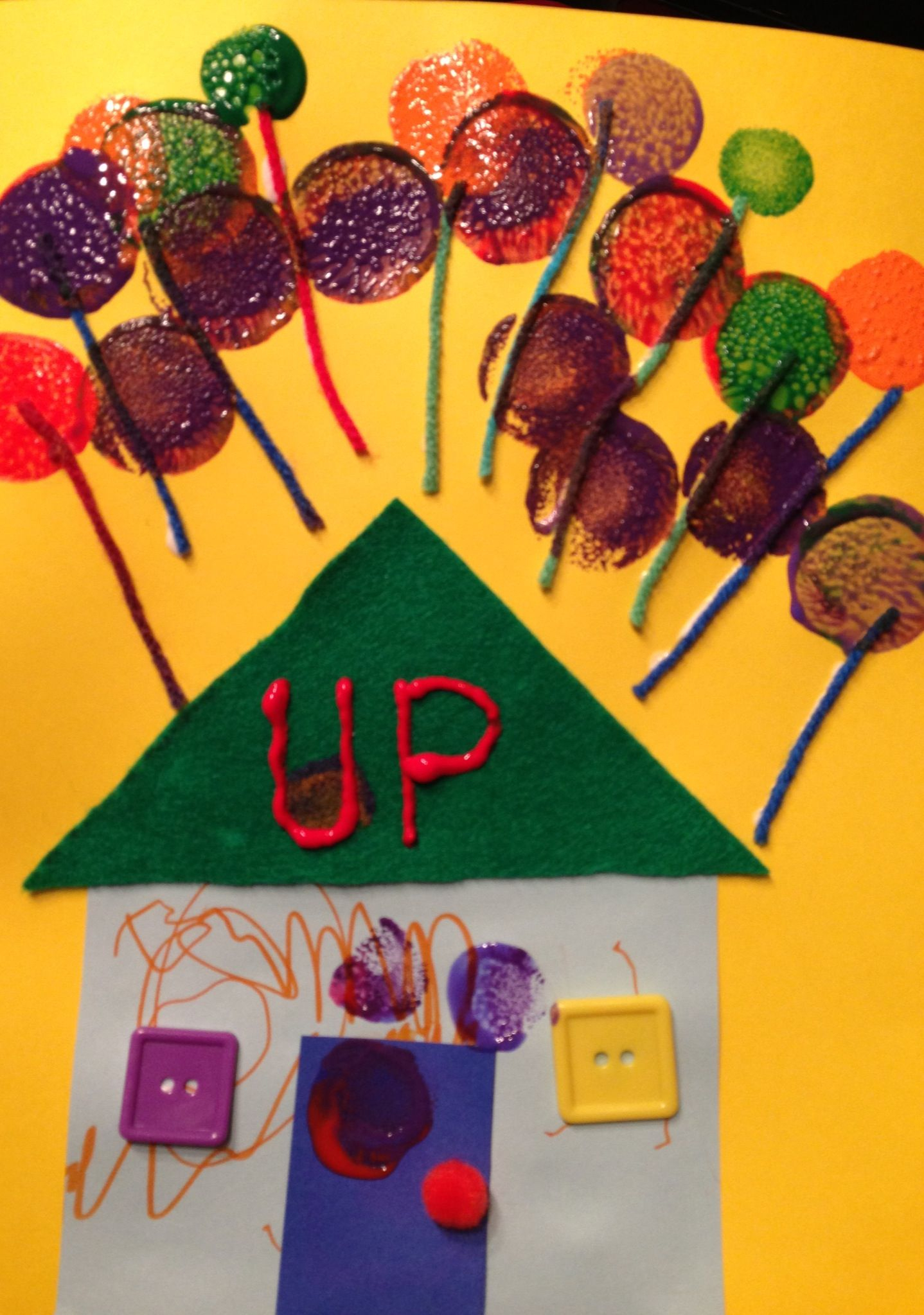 Disney Up Preschool Craft | Disney Crafts For Kids, Disney