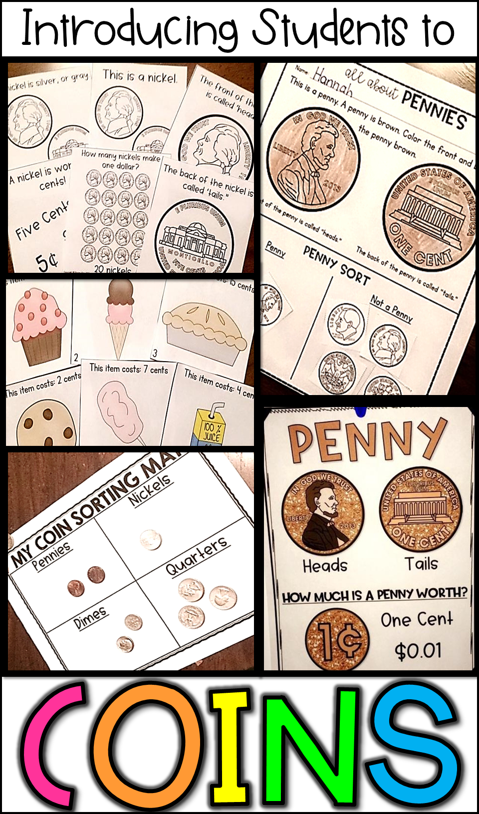 Distance Learning Money Activities-Identifying And Counting