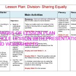 Division: Sharing Equally   Presentation, Lesson Plan, Activities And  Worksheets   Keystage 1