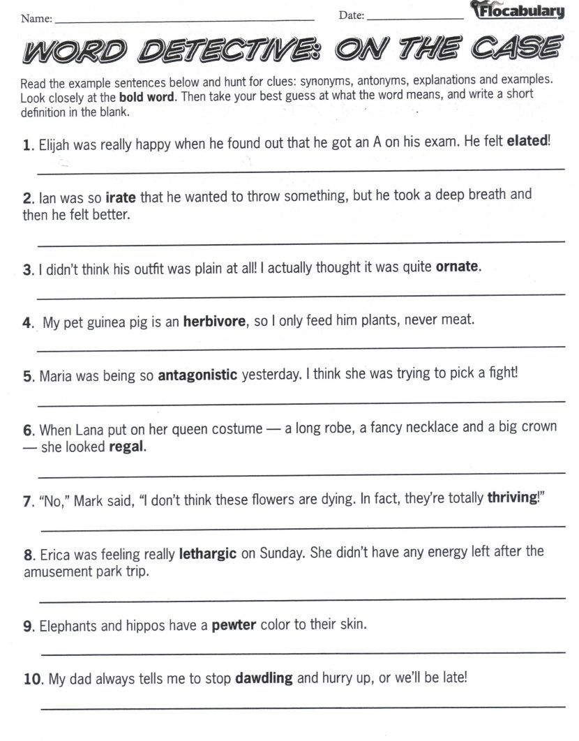 Donavans Word Jar Context Clues Lesson Plans 3Rd Grade Don