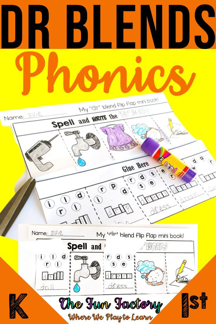 Dr Blends | Dr Consonant Blend Activities | Worksheets