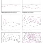 Draw A Pop Art Landscape | Perspective Art, Art Lesson Plans