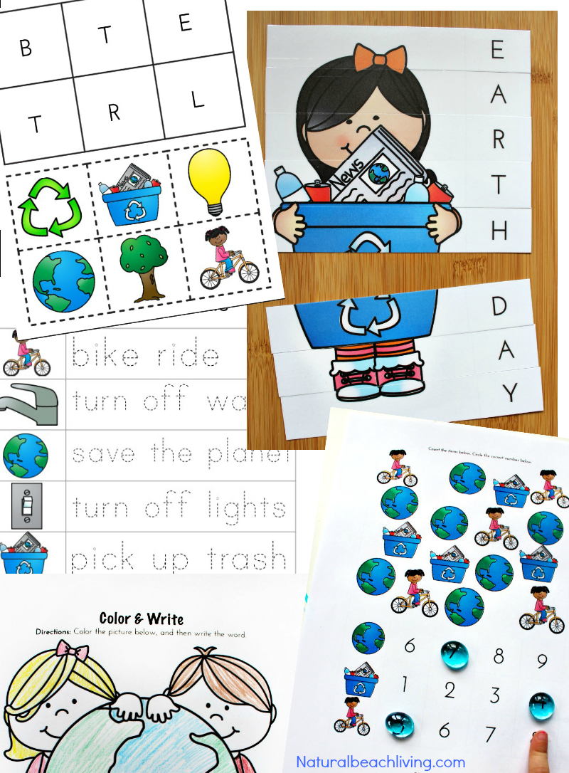 Earth Day Activities For Preschool &amp;amp; Kindergarten (Free