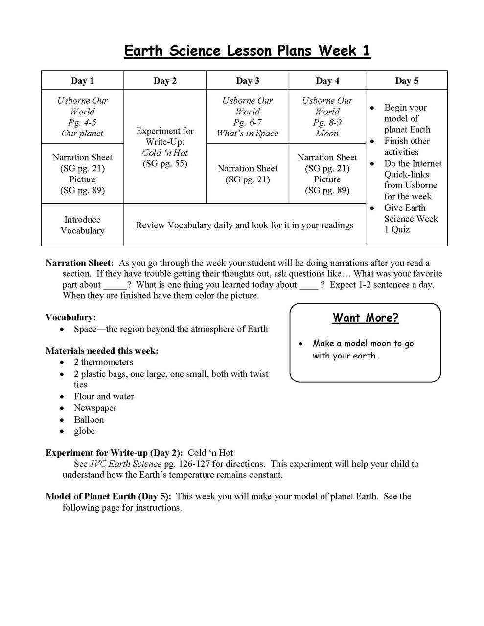 Earth Science &amp;amp; Astronomy For The Grammar Stage Printed