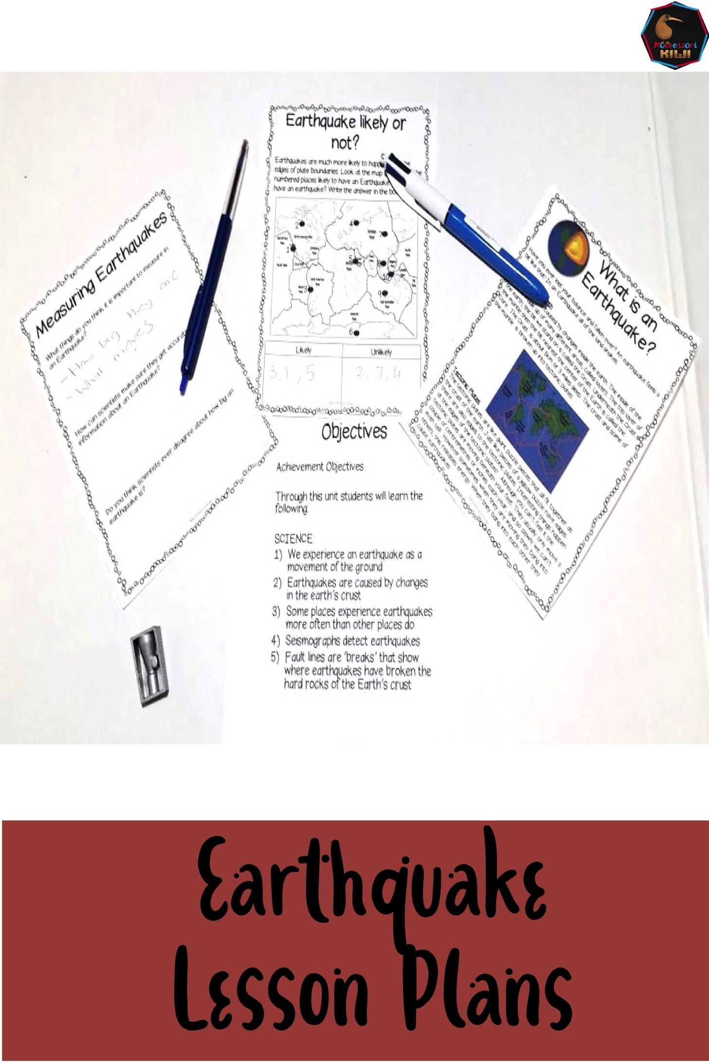 Earthquake Lesson Plans | Lesson Plans, Teaching, Teaching