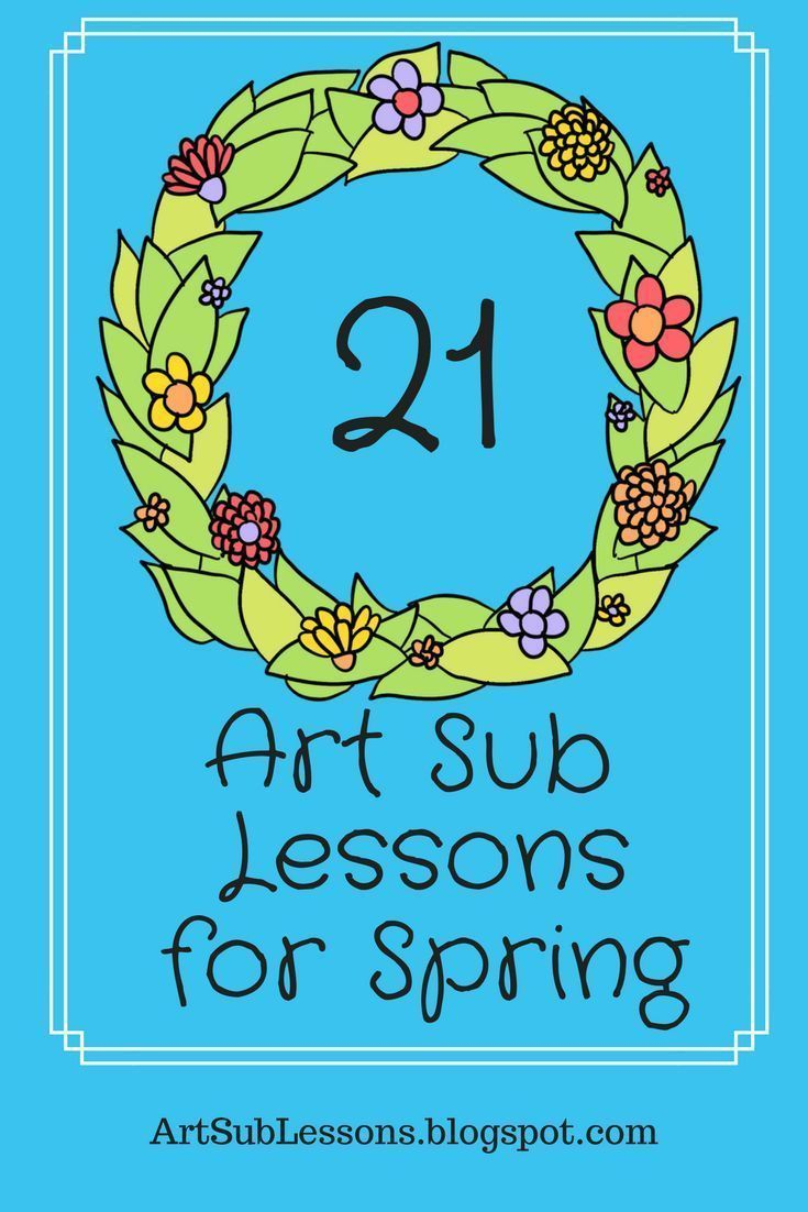 Easy Art Sub Lessons For Spring - April And May - Cinco De