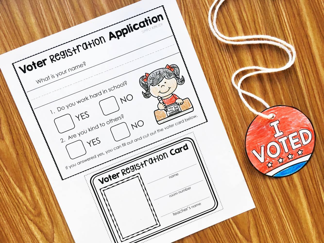 Election Day Activities For Kinder