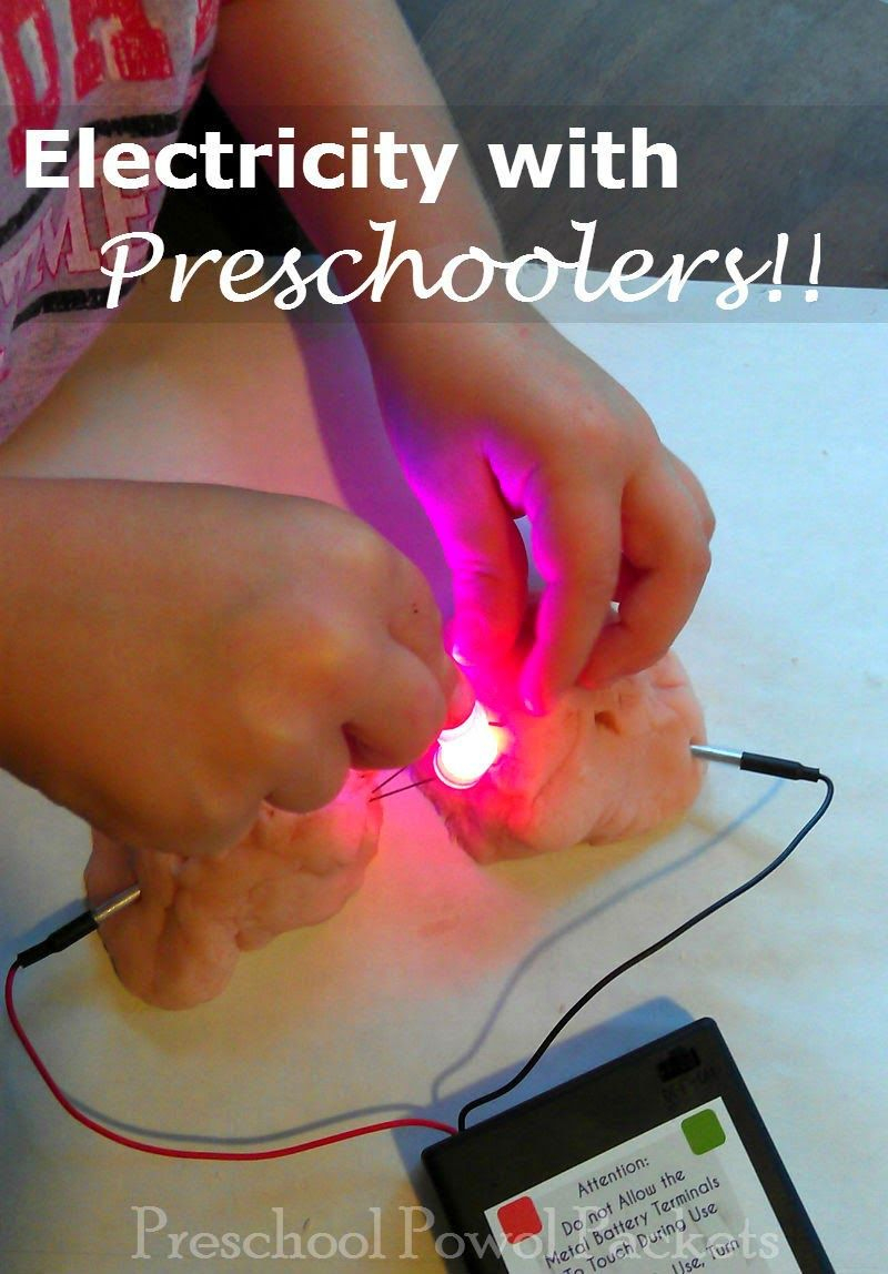 Electricity With Preschoolers &amp;amp; Squishy Circuits Science