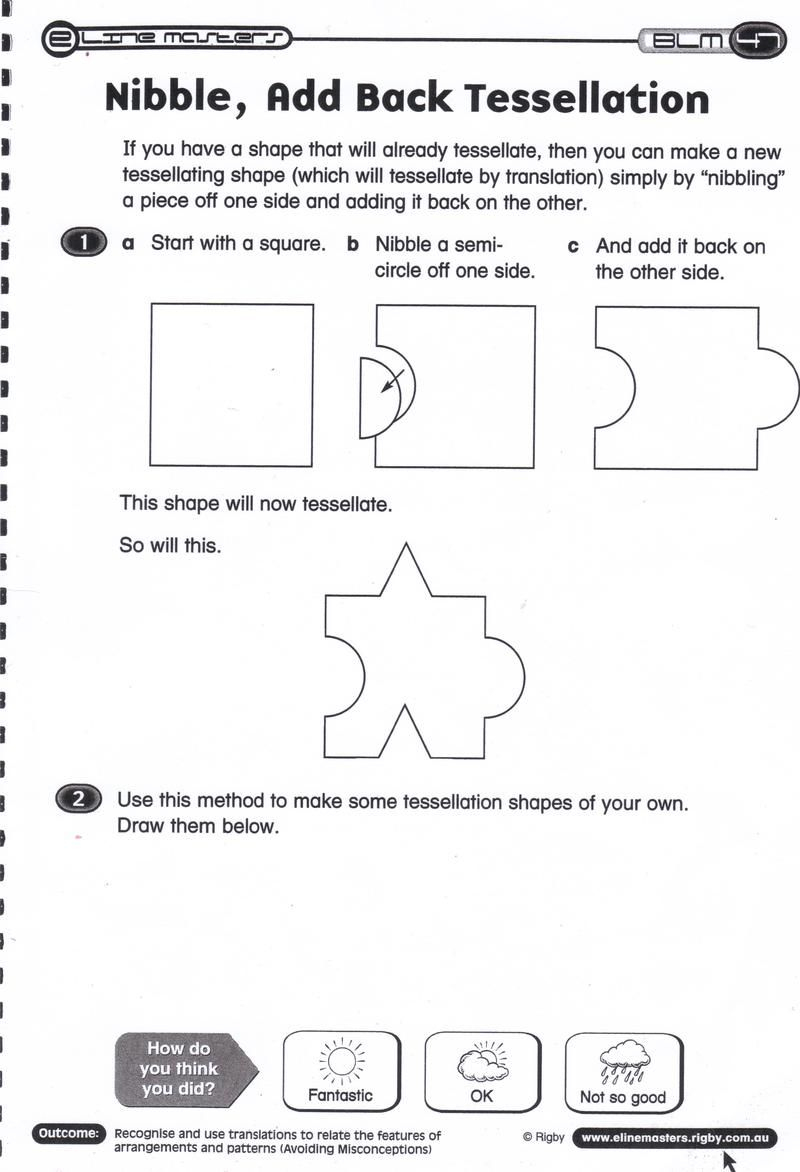 Elementary Art Sketchbook Ideas Easy How-To Tessellate