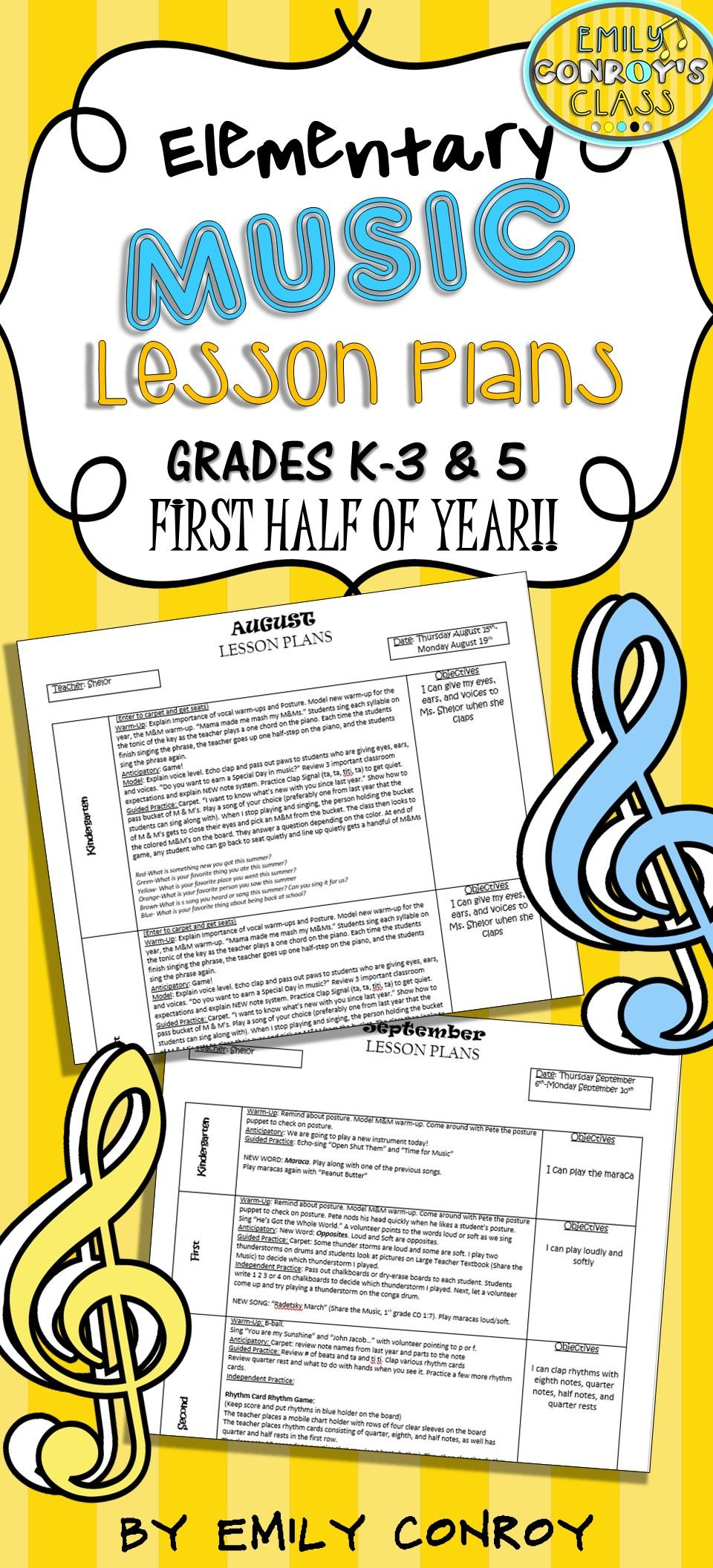 Elementary Music Lessons Plans-These Plans Are Creative And