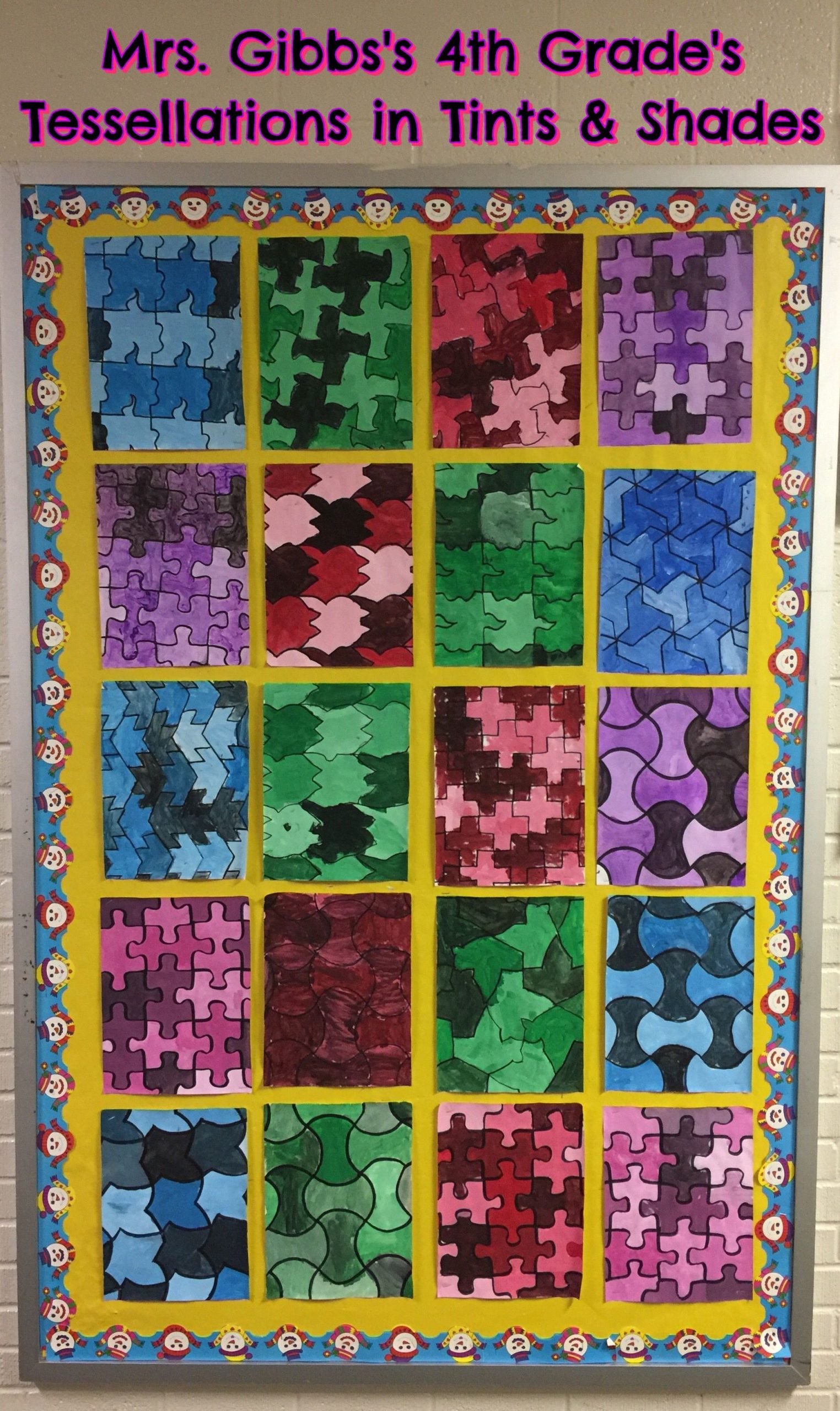 Elementary Tessellations | Art Lessons Elementary, Math Art