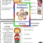Emotional Intelligence: Activities For Student Well Being