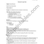 English Worksheets: Elements Of Story   Deductive Lesson Plan