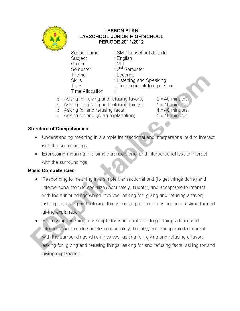 English Worksheet For Junior High School Pdf