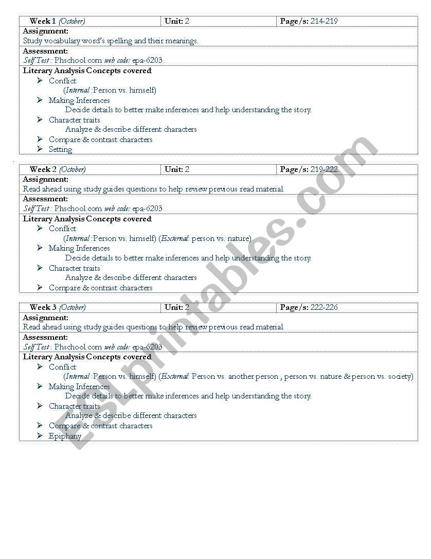 English Worksheets: The Most Dangerous Game Lesson Plan