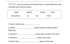 Englishlinx | Alliteration Worksheets