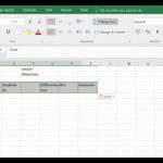 Excel Lesson Plan Template   Akali