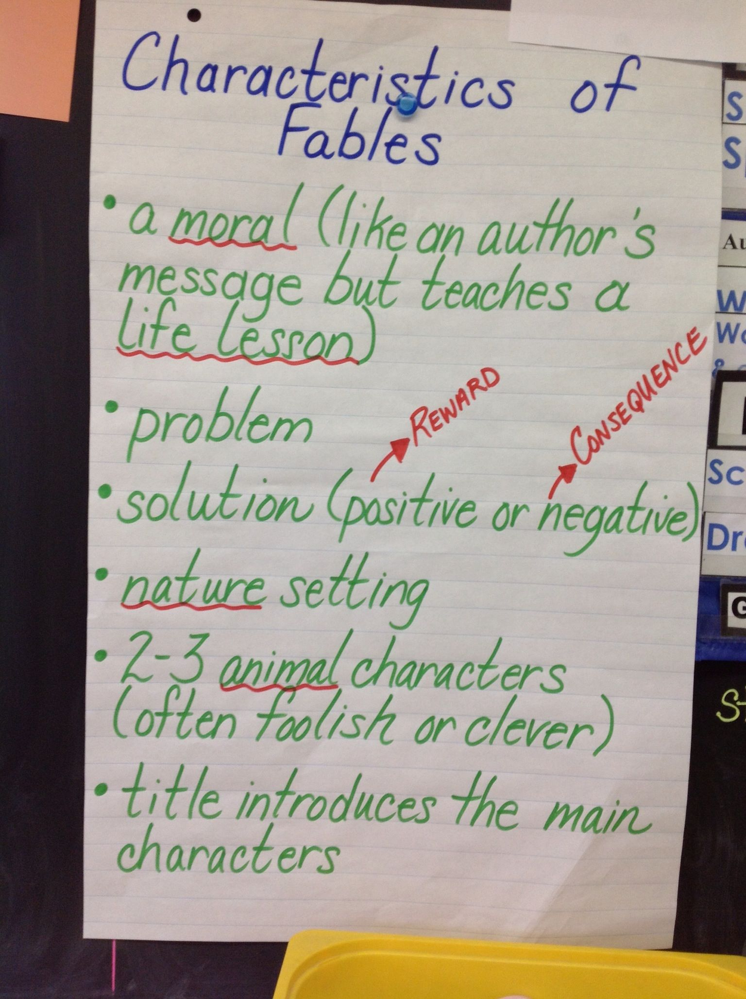 Fables Success Criteria | Reading Classroom, Reading