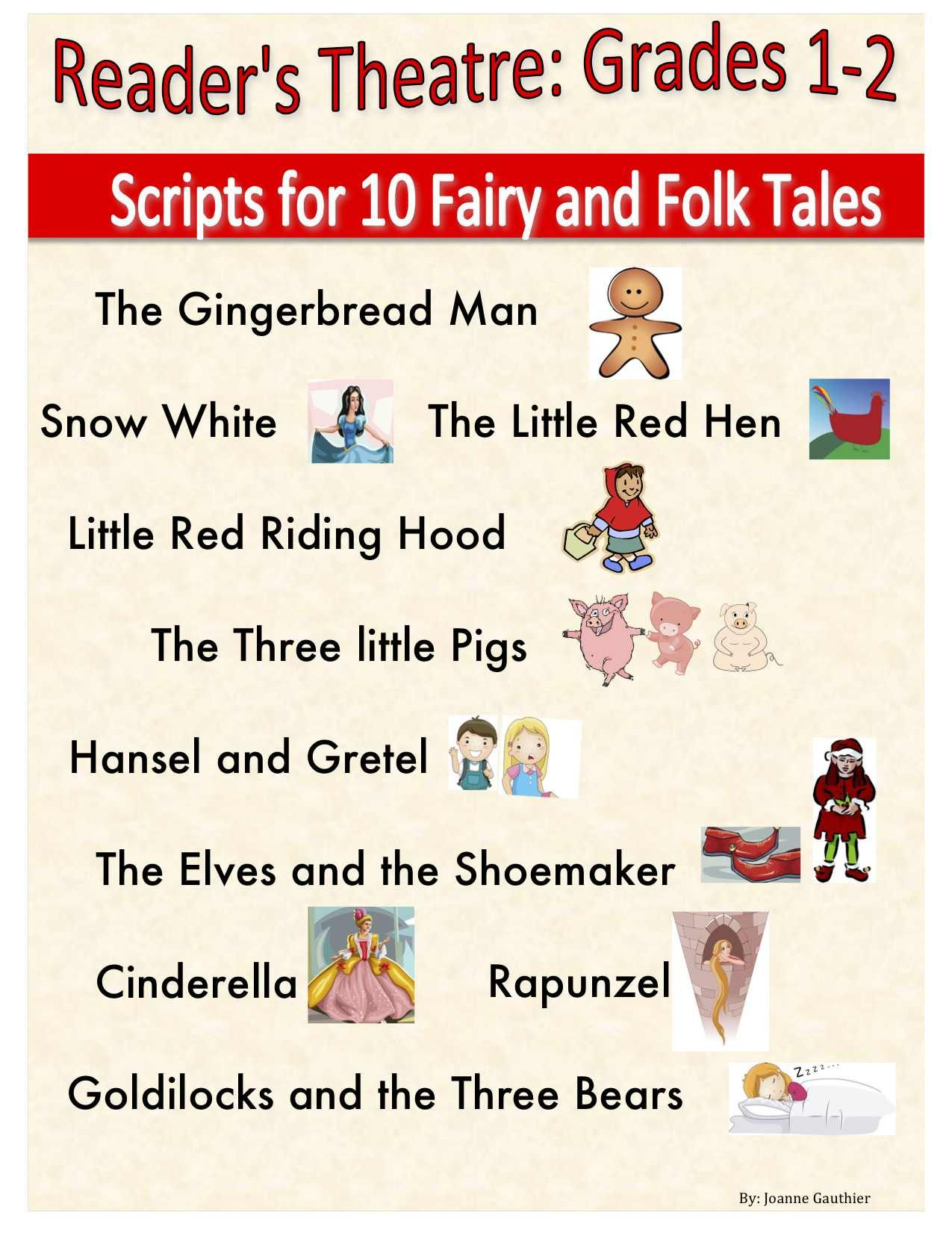 Fairy Tale Readers&amp;#039; Theater Scripts For Grades 1 And 2