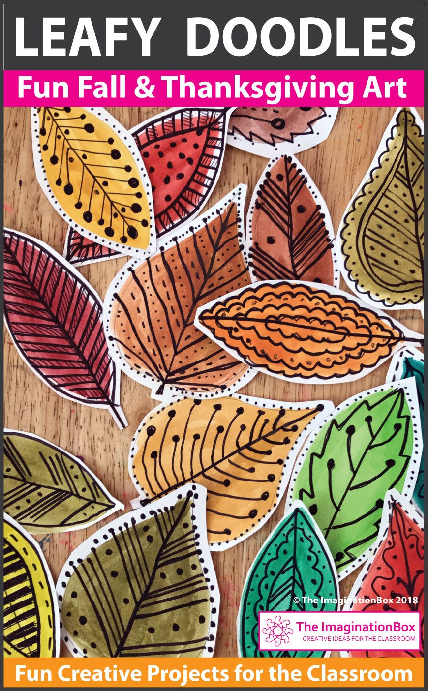 Fall And Thanksgiving Coloring Pages - Doodle Leaves