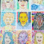Fifth Grade) Chuck Close Inspired Self Portraits Using A