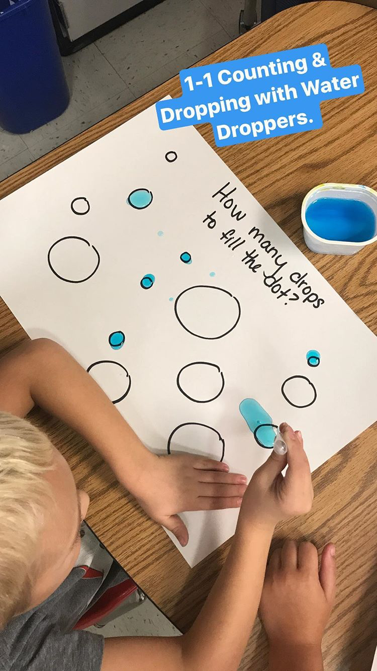 Fine Motor, Counting, Water Play