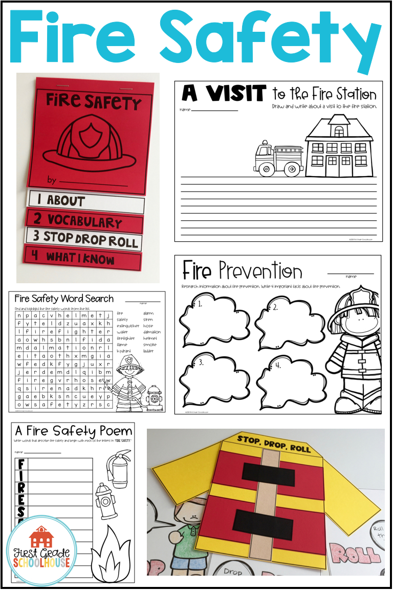 Fire Safety Activities And Craft Booklet | Fire Safety