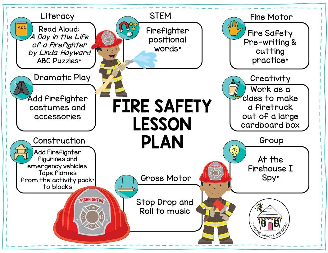 Fire Safety | Lesson Plans For Toddlers, Fire Safety For