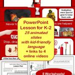 Fire Safety Powerpoint Lesson With Lesson Plan & Worksheets