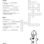 Fire Safety Printables | Fire Safety Crossword (With Images