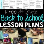 First Day Lesson Plan And Activities Back To School | Third