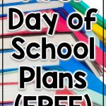 First Day Of School Lessons! | School Plan, First Day Of
