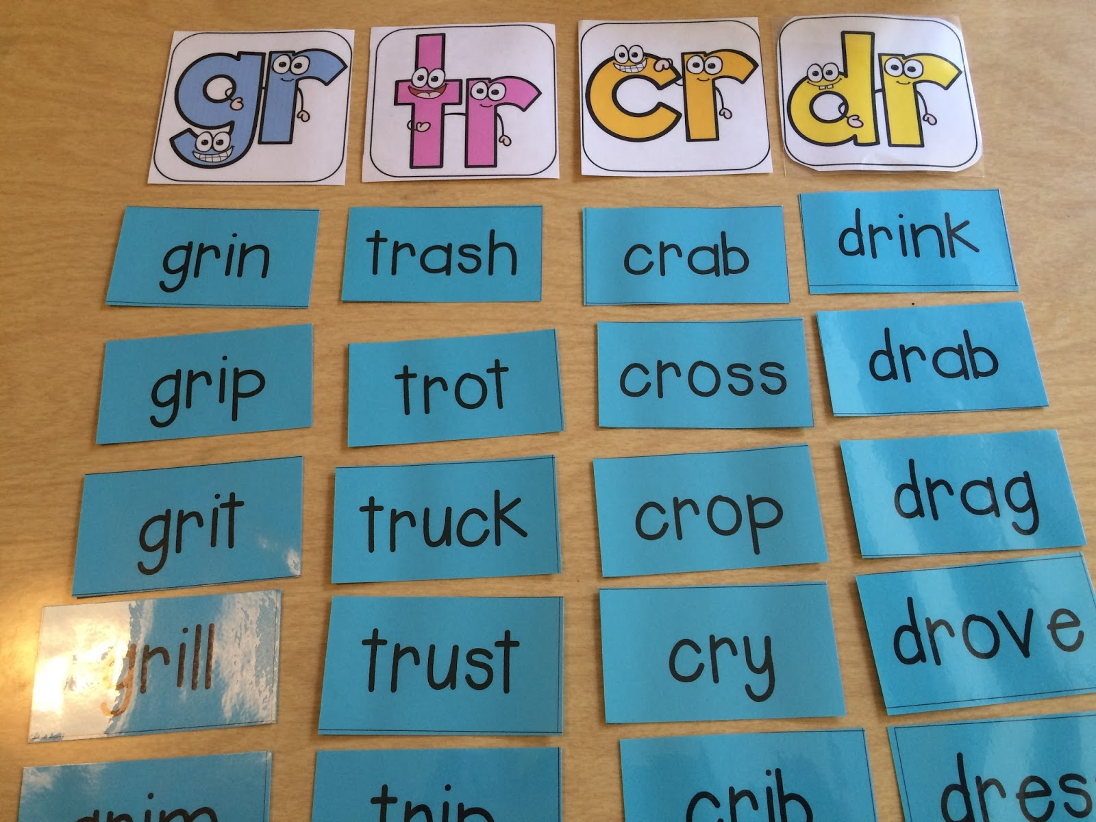 First Grade Centers And More: Beginning Consonant Blends