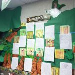 First Grade Rainforest Unit. Mural With Kids Reports And Art