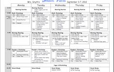 First Week Of School Lesson Plans For Preschool