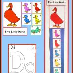 Five Little Ducks Preschool Printable Activities And Lesson