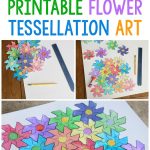 Flower Tessellation Activity For Kids (With A Printable