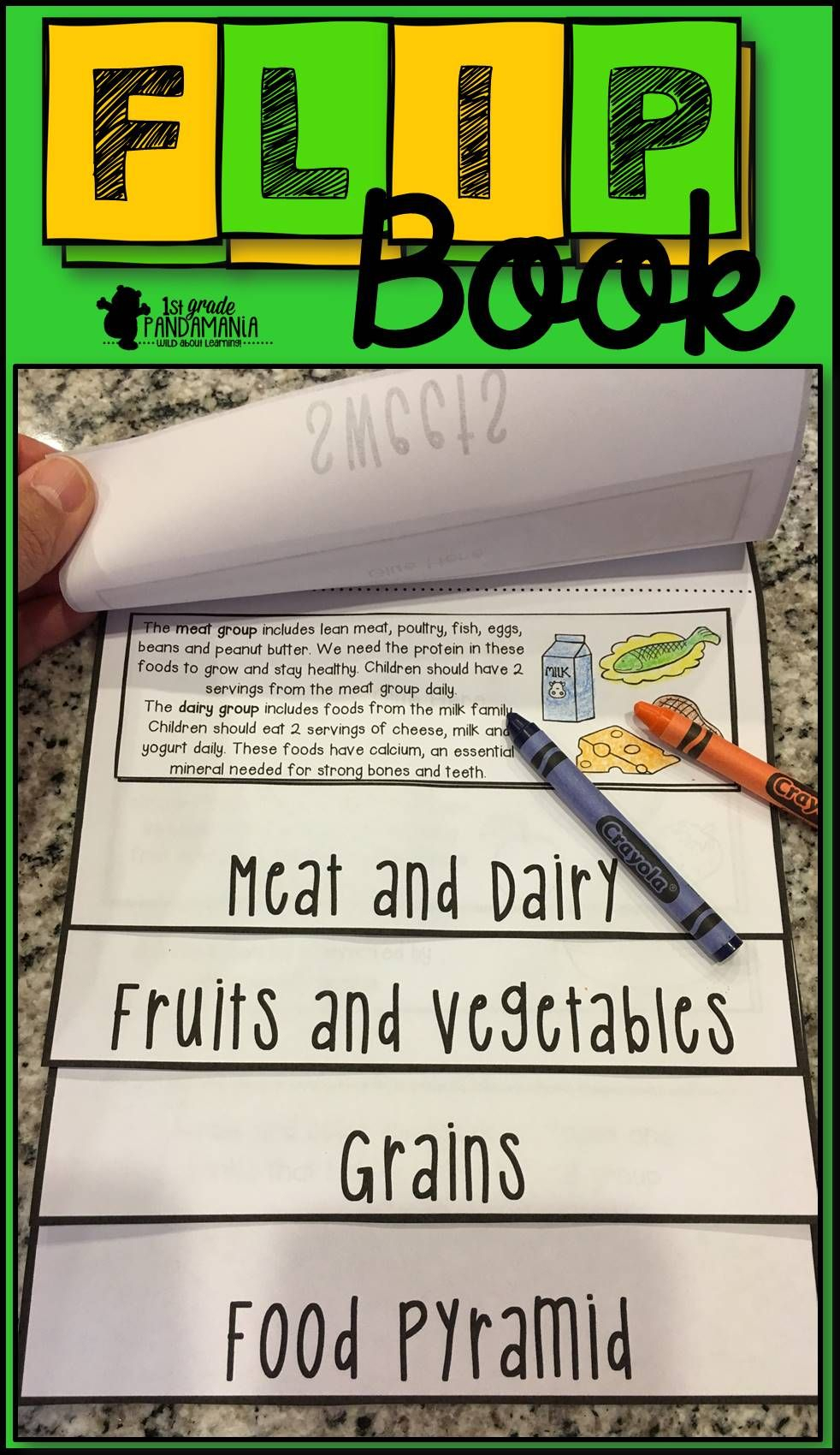 Food Pyramid Flip Book | Food Pyramid Kids, Food Pyramid