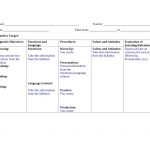 Foreign Language Lesson Plan Format   Google Search