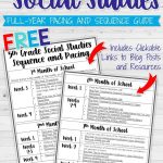 Free 5Th Grade Social Studies Sequence & Pacing Guide. What