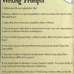 Free Ancient Rome Writing Prompts Printable | Ancient Rome