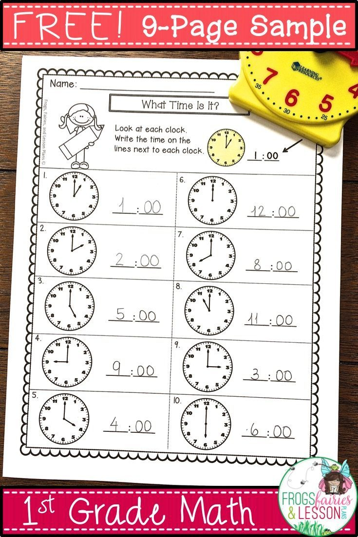 Free First Grade Math Practice Worksheets (With Images