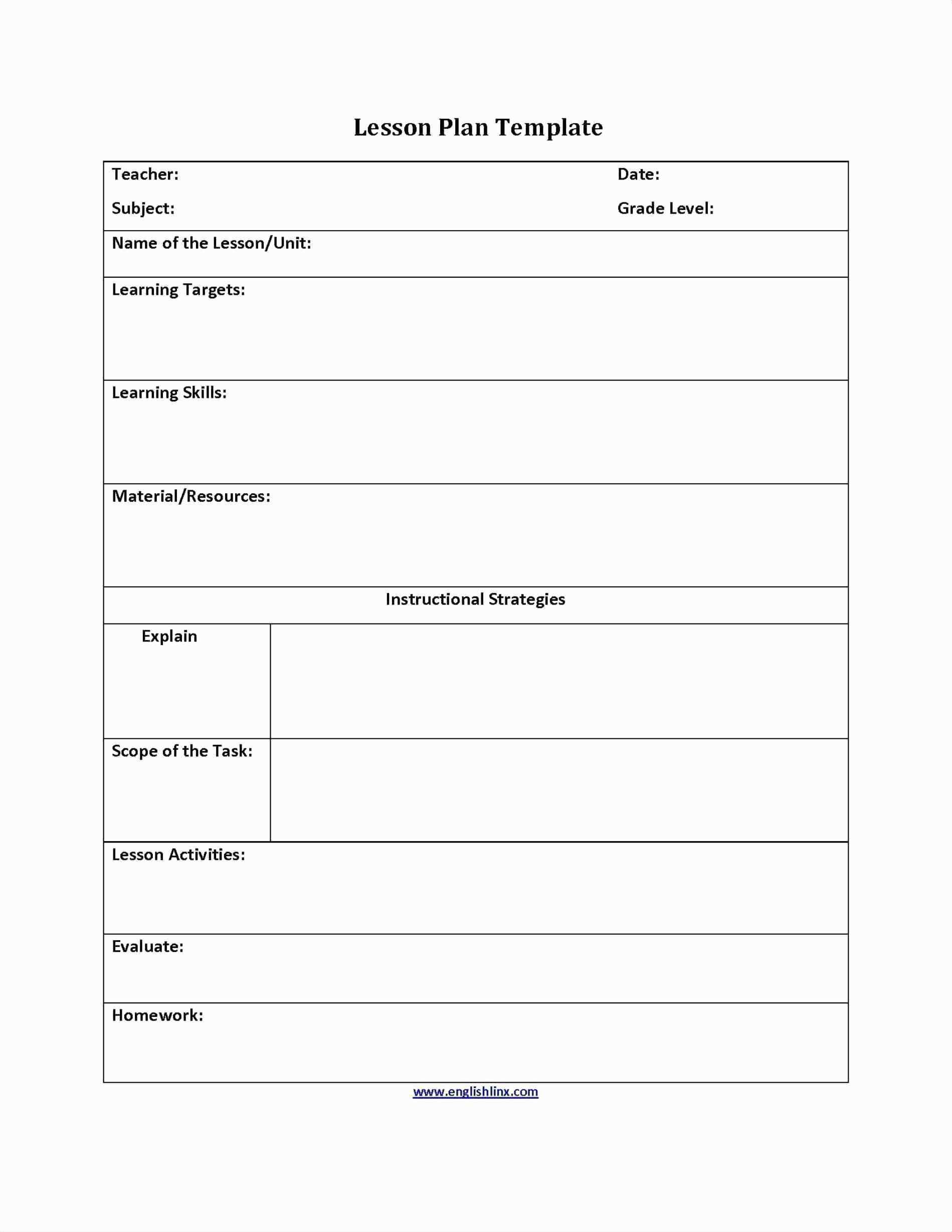 Free Homeschool Lesson Plan Templates Elegant British