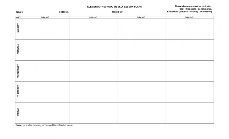 After School Lesson Plan Template - Lesson Plans Learning