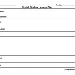 Free Lesson Plan Forms | Social Studies Lesson Plan Template