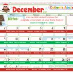 Free Online Preschool December 2012 Theme Calendar Http