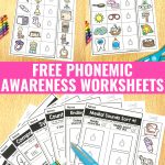 Free Phonemic Awareness Worksheets   Interactive And Picture