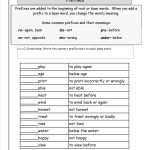 Free Prefixes And Suffixes Worksheets From The Teacher's Guide
