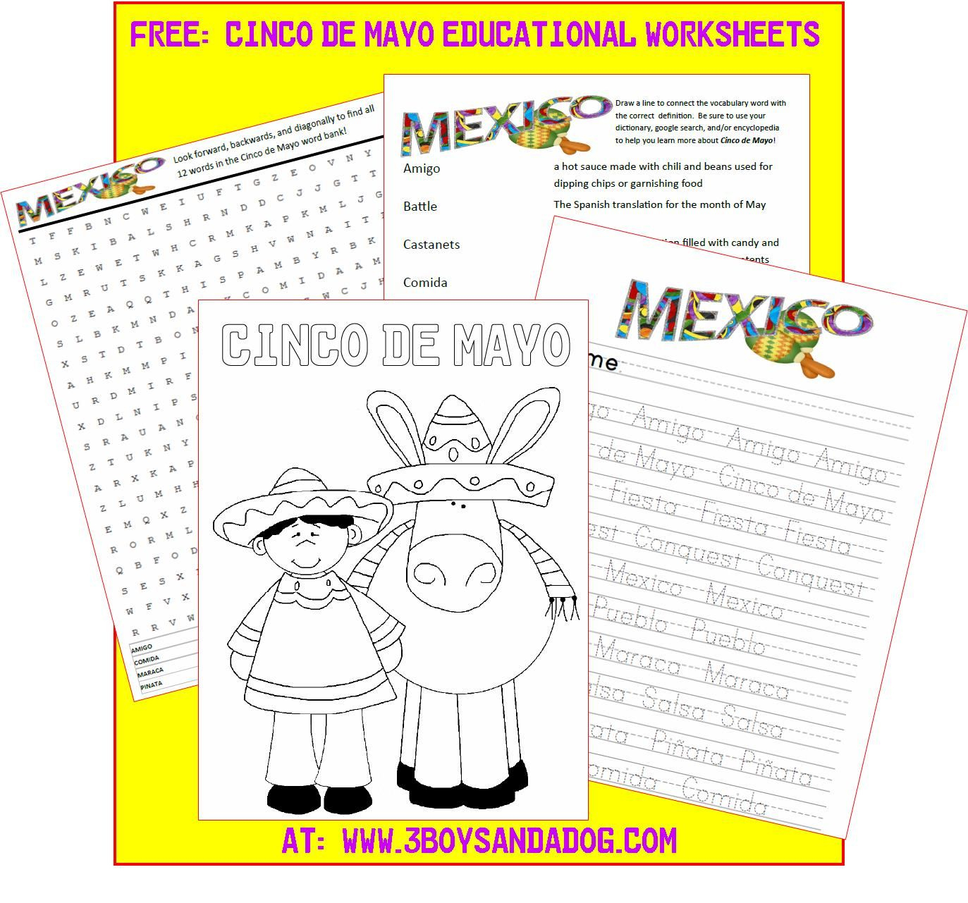 Free: Printable Cinco De Mayo Activities For Kids